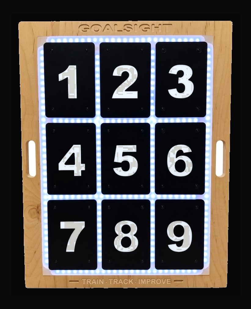 GoalSight modular 9-zone smart pitching board